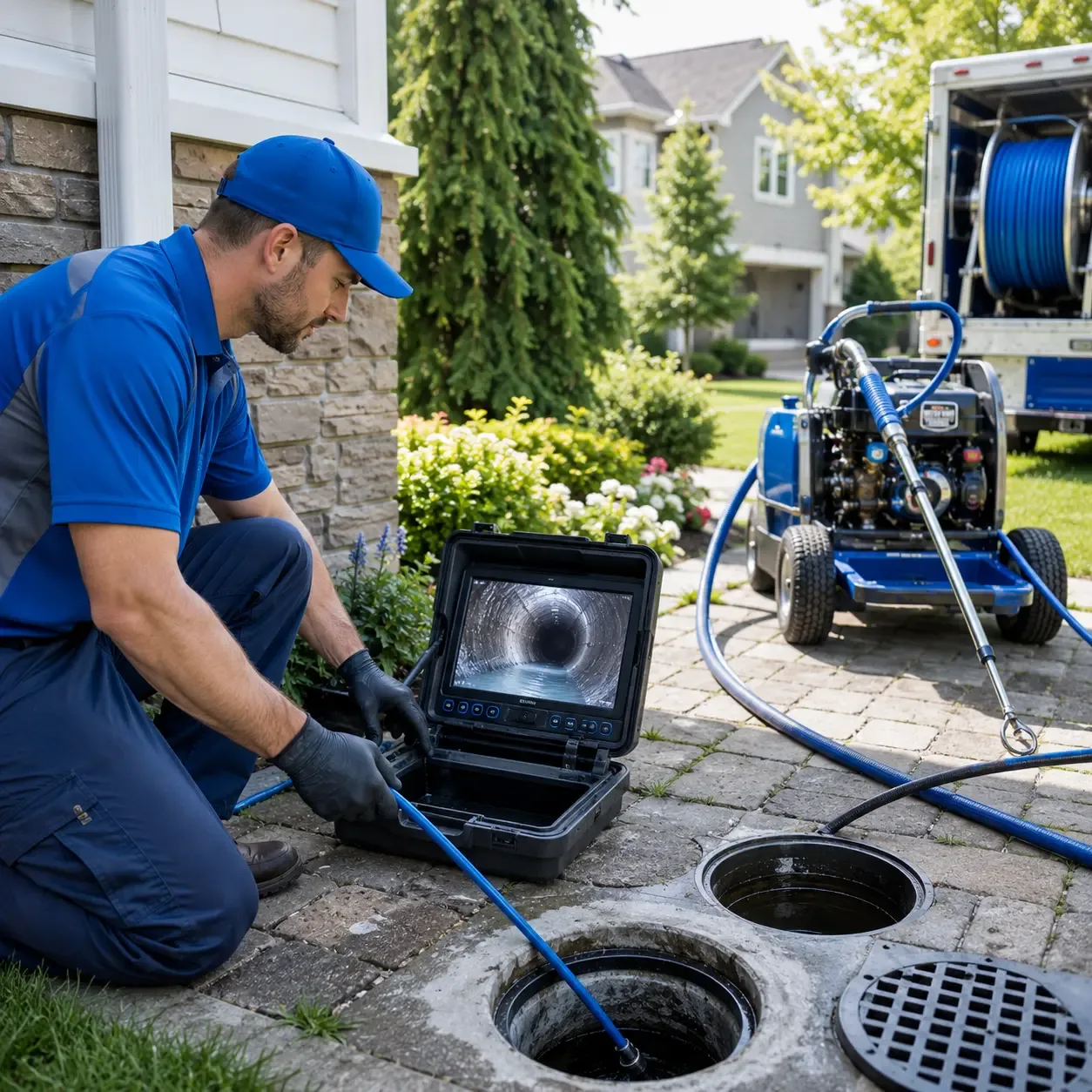 Outdoor drain cleaning professionals serving Haddam, KS